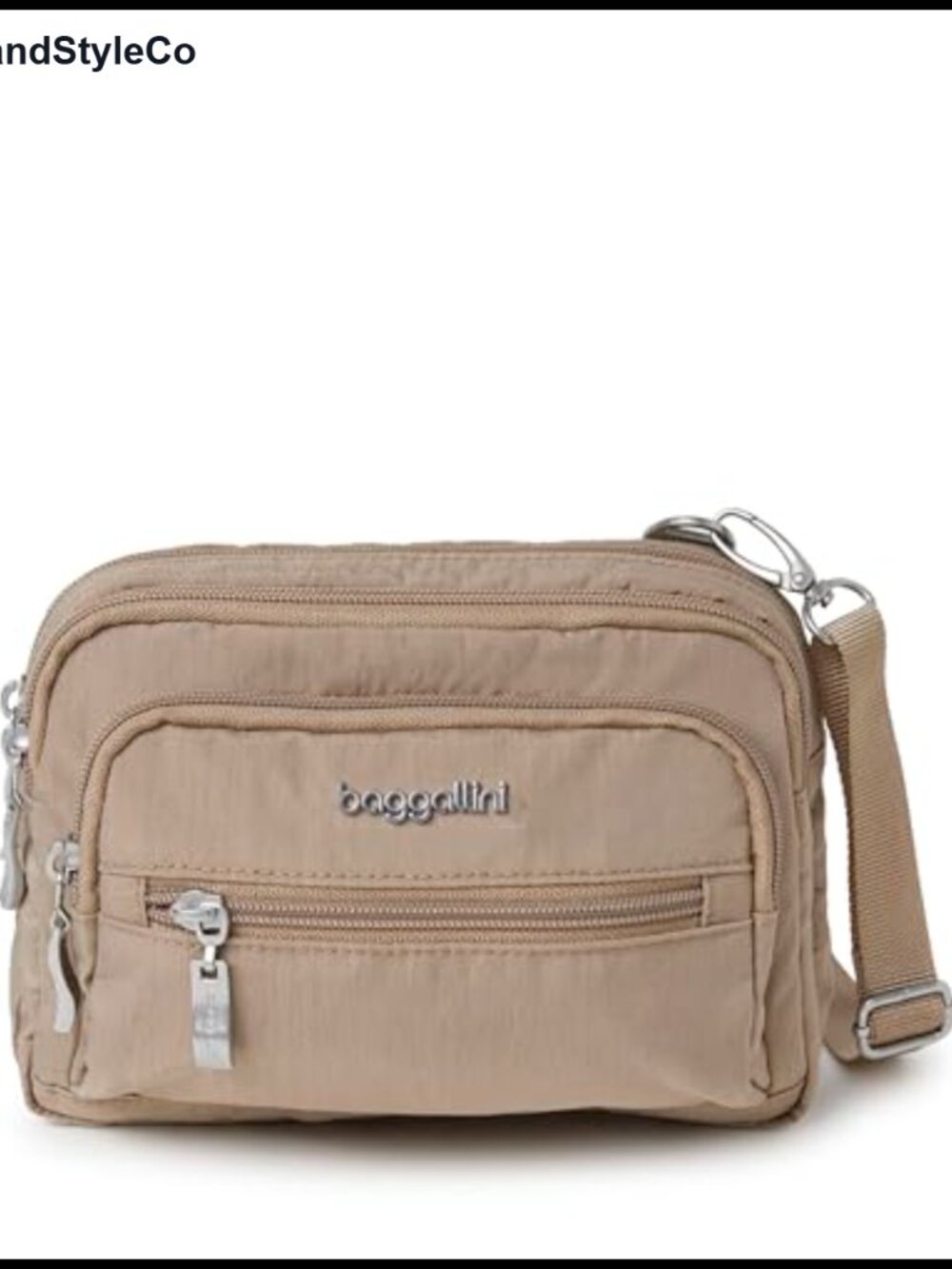 Lightweight Water-Repellent Convertible Crossbody Bag with Removable Adjustable